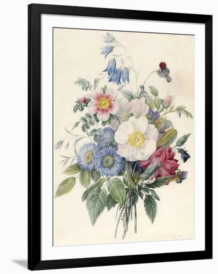 Blue Asters-Eugene A. L. d' Orleans-Framed Giclee Print