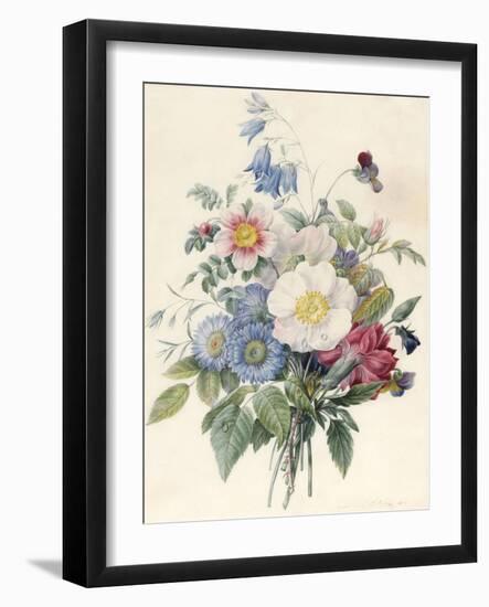 Blue Asters-Eugene A. L. d' Orleans-Framed Giclee Print