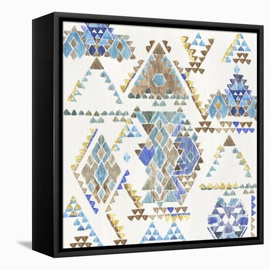 Blue Aztec-Aimee Wilson-Framed Stretched Canvas