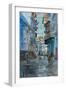 Blue Back Street, Udaipur, 2013-Peter Brown-Framed Premium Giclee Print