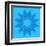 Blue Background with Abstract Shape-Dink101-Framed Art Print