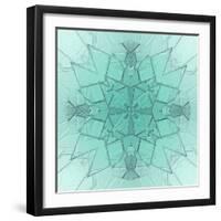 Blue Background-FinaLee-Framed Art Print