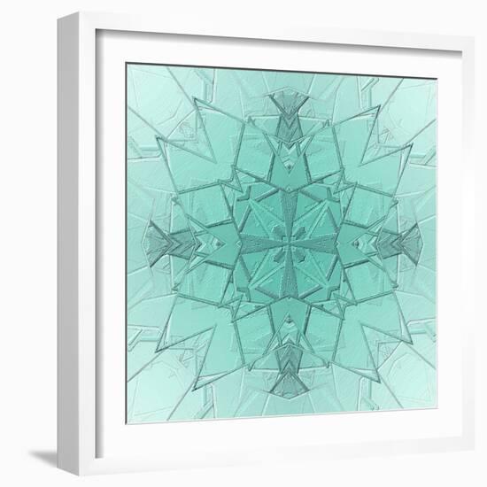 Blue Background-FinaLee-Framed Art Print