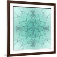 Blue Background-FinaLee-Framed Art Print