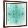 Blue Background-FinaLee-Framed Art Print