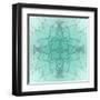 Blue Background-FinaLee-Framed Art Print