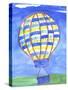 Blue Balloon-Cheryl Bartley-Stretched Canvas