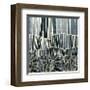 Blue Bamboo-Mali Nave-Framed Giclee Print