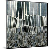 Blue Bamboo-Mali Nave-Mounted Giclee Print