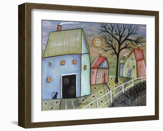 Blue Barn 1-Karla Gerard-Framed Giclee Print