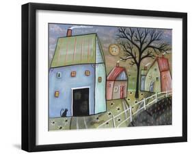 Blue Barn 1-Karla Gerard-Framed Giclee Print