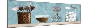 Blue Bath Panel I-Gregory Gorham-Mounted Premium Giclee Print