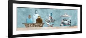 Blue Bath Panel II-Gregory Gorham-Framed Premium Giclee Print