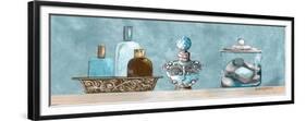 Blue Bath Panel II-Gregory Gorham-Framed Premium Giclee Print