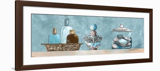 Blue Bath Panel II-Gregory Gorham-Framed Art Print