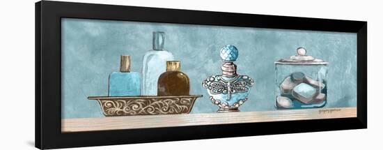 Blue Bath Panel II-Gregory Gorham-Framed Art Print