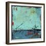 Blue Bay Marina II-Erin Ashley-Framed Art Print