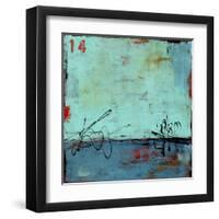 Blue Bay Marina II-Erin Ashley-Framed Art Print