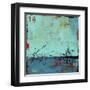 Blue Bay Marina II-Erin Ashley-Framed Art Print