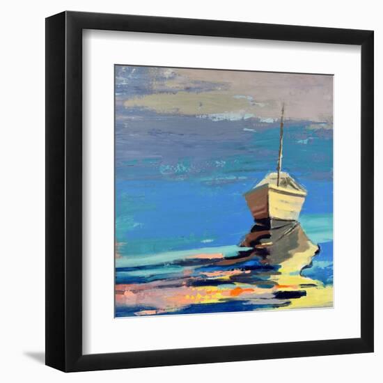 Blue Bay-Beth A. Forst-Framed Art Print