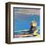 Blue Bay-Beth A. Forst-Framed Art Print