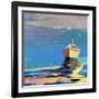 Blue Bay-Beth A. Forst-Framed Art Print