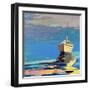 Blue Bay-Beth A. Forst-Framed Art Print