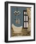 Blue Beach Bath III-Gina Ritter-Framed Art Print