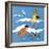 Blue Beach - Child Life-Harold Carroll-Framed Giclee Print