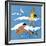 Blue Beach - Child Life-Harold Carroll-Framed Giclee Print