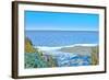 Blue Beach Scene at Outer Banks-Martina Bleichner-Framed Art Print