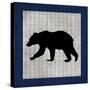 Blue Bear Lodge Icon 2-LightBoxJournal-Stretched Canvas