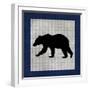 Blue Bear Lodge Icon 2-LightBoxJournal-Framed Giclee Print