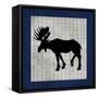 Blue Bear Lodge Icon 3-LightBoxJournal-Framed Stretched Canvas