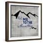 Blue Bear Lodge Sign 01-LightBoxJournal-Framed Giclee Print