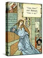 Blue Beard illustrated by Walter Crane-Walter Crane-Stretched Canvas