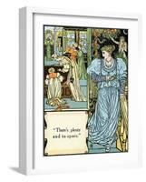 Blue beard illustrated by Walter Crane-Walter Crane-Framed Giclee Print