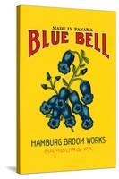 Blue Bell Broom Label-null-Stretched Canvas