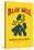 Blue Bell Broom Label-null-Stretched Canvas