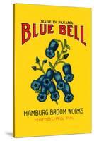 Blue Bell Broom Label-null-Stretched Canvas