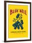 Blue Bell Broom Label-null-Framed Art Print