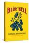 Blue Bell Broom Label-null-Stretched Canvas