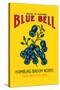 Blue Bell Broom Label-null-Stretched Canvas