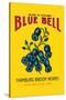 Blue Bell Broom Label-null-Stretched Canvas