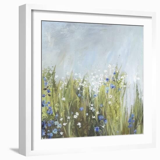 Blue Bells Field-Asia Jensen-Framed Art Print