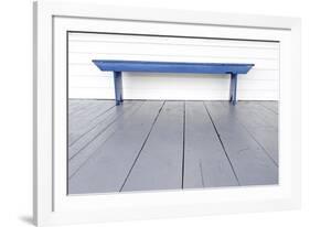 Blue Bench-Bill Coleman-Framed Giclee Print