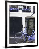 Blue Bicycle, Amsterdam, Netherlands, Europe-null-Framed Photographic Print