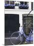 Blue Bicycle, Amsterdam, Netherlands, Europe-null-Mounted Photographic Print