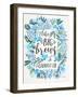 Blue Big Brows-Cat Coquillette-Framed Giclee Print