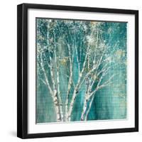 Blue Birch Flipped-Julia Purinton-Framed Art Print